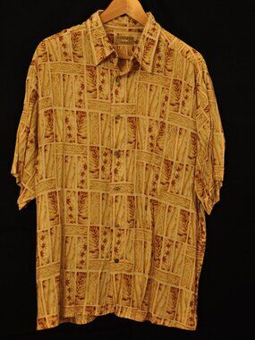 Men's XL Natural Issue 100% Viscose Rayon Shirt